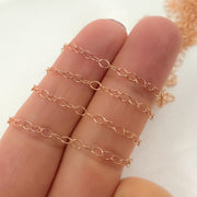 1310RGF. Rose Gold-Filled Smooth Cable Chain